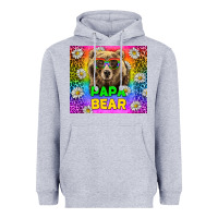 Heather Grey Western Papa Bear LGBTQ+ Tumbler Heavyweight Hoodie - BundleAndBundleShop
