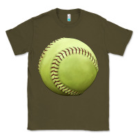 Army Green softball ball Classic Tee - JahusDesignShop