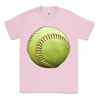 Bubblegum Pink softball ball Classic Tee - JahusDesignShop