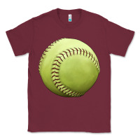 Burgundy softball ball Classic Tee - JahusDesignShop