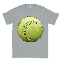 Heather Grey softball ball Classic Tee - JahusDesignShop