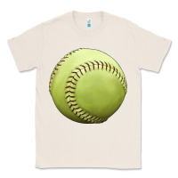 Natural softball ball Classic Tee - JahusDesignShop