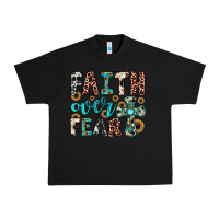 Black faith over fear Urban Heavy Tee - JahusDesignShop