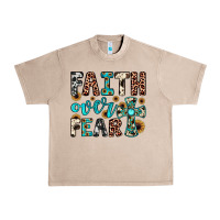 French Oak faith over fear Urban Heavy Tee - JahusDesignShop