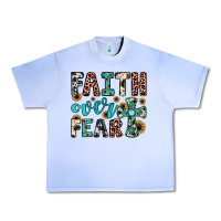 Grape Ice faith over fear Urban Heavy Tee - JahusDesignShop
