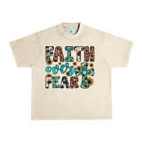 Sandshell faith over fear Urban Heavy Tee - JahusDesignShop