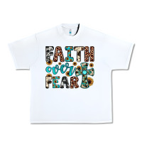 White faith over fear Urban Heavy Tee - JahusDesignShop