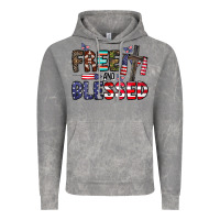 Cloud Rock free and blessed Vintage Hoodie - CowhideDigitalArt