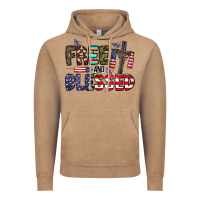 Vintage Coffee free and blessed Vintage Hoodie - CowhideDigitalArt