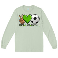 Matcha peace love soccer Long Sleeve Tee - AdoDesignShop
