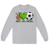 Moon Dust peace love soccer Long Sleeve Tee - AdoDesignShop