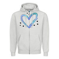Dove Grey mamaw Zipper Hoodie - MaliasSmallBusiness