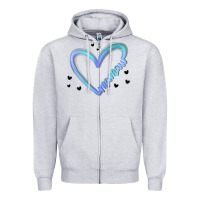 Heather Grey mamaw Zipper Hoodie - MaliasSmallBusiness