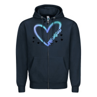Navy mamaw Zipper Hoodie - MaliasSmallBusiness