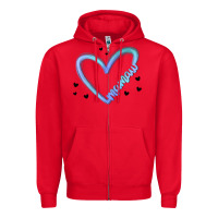 Red mamaw Zipper Hoodie - MaliasSmallBusiness