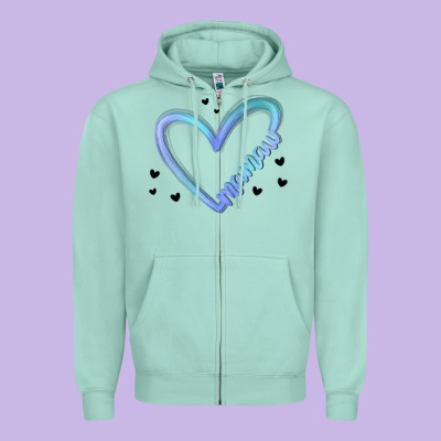 Mamaw Zipper Hoodie Designed By Maliassmallbusiness