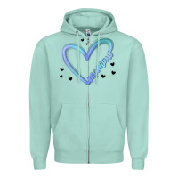 Seafoam mamaw Zipper Hoodie - MaliasSmallBusiness
