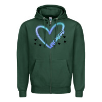 Sports Green mamaw Zipper Hoodie - MaliasSmallBusiness