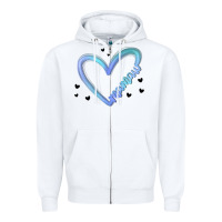 White mamaw Zipper Hoodie - MaliasSmallBusiness