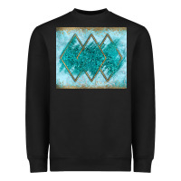 Black turquoise glitter Heavyweight Sweatshirt - JahusDesignShop