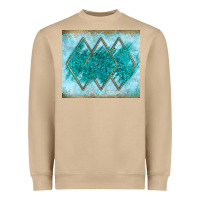 Mushroom turquoise glitter Heavyweight Sweatshirt - JahusDesignShop