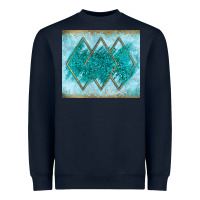 Navy turquoise glitter Heavyweight Sweatshirt - JahusDesignShop