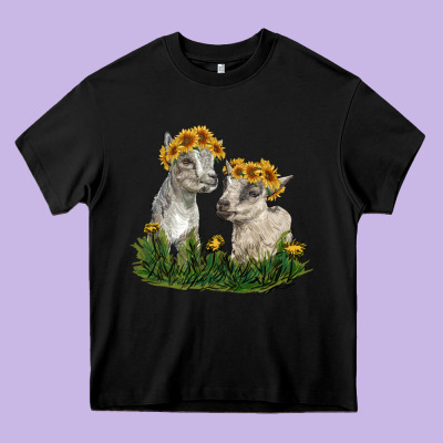 Heavy Core Tee baby goats