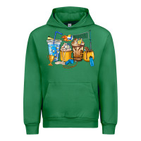 Emerald Volleyball coffee cups Urban Hoodie - HowdyJamesFarm