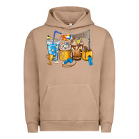 Pigment Burro Volleyball coffee cups Urban Hoodie - HowdyJamesFarm