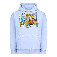 Pigment Grape Ice Volleyball coffee cups Urban Hoodie - HowdyJamesFarm