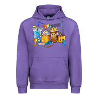 Tulip Volleyball coffee cups Urban Hoodie - HowdyJamesFarm