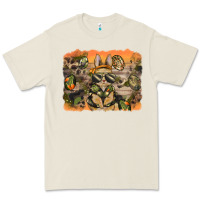 Bone camouflage bunny background Premium Tee - BarkalooDesign