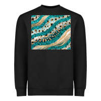 Black turquoise glitter Heavyweight Sweatshirt - JahusDesignShop