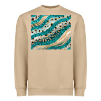 Mushroom turquoise glitter Heavyweight Sweatshirt - JahusDesignShop