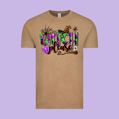 Witch Please Vintage Tee Designed By Adodesignshop