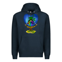 Navy St Patricks Day Gnome Premium Hoodie - Bettercallsaul