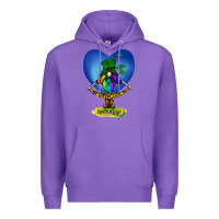 Purple St Patricks Day Gnome Premium Hoodie - Bettercallsaul