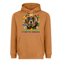 Meerkat Papa Bear Pride LGBTQ+ Heavyweight Hoodie - BundleAndBundleShop