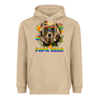 Mushroom Papa Bear Pride LGBTQ+ Heavyweight Hoodie - BundleAndBundleShop