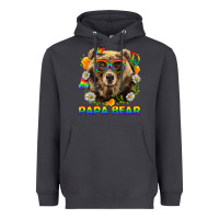 Smoke Papa Bear Pride LGBTQ+ Heavyweight Hoodie - BundleAndBundleShop