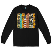 Black western brushstroke Long Sleeve Tee - AdoDesignShop