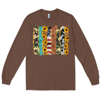 Chestnut western brushstroke Long Sleeve Tee - AdoDesignShop
