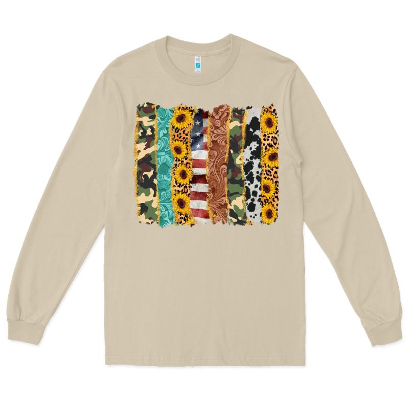 Western Brushstroke Long Sleeve Tee by AdoDesignShop | Teevron