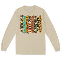 Mushroom western brushstroke Long Sleeve Tee - AdoDesignShop