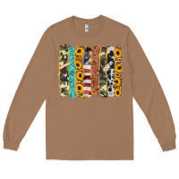 Toasted Coconut western brushstroke Long Sleeve Tee - AdoDesignShop