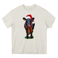 Cream black angus Heavy Core Tee - RanaPortraitStore