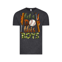 Vintage Black let's do this boys baseball Vintage Tee - BundleAndBundleShop