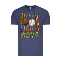 Vintage Denim let's do this boys baseball Vintage Tee - BundleAndBundleShop