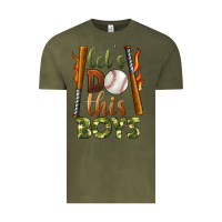 Vintage Olive let's do this boys baseball Vintage Tee - BundleAndBundleShop