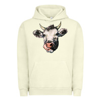 Pigment Pistachio Cow Urban Hoodie - HowdyJamesFarm